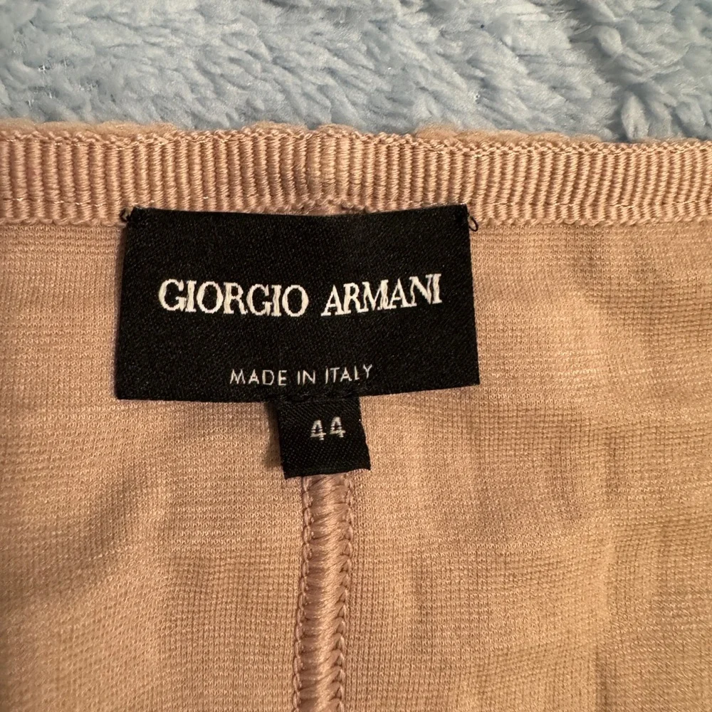 Giorgio Armani Black Label Womens 44 Pink Mock Neck Jacket Full Zip - Picture 12 of 14